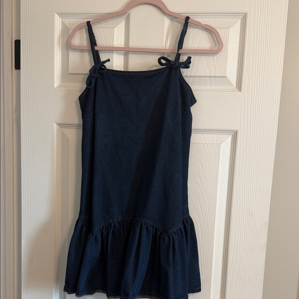 Avec Les Filles Navy Blue Casual Dress